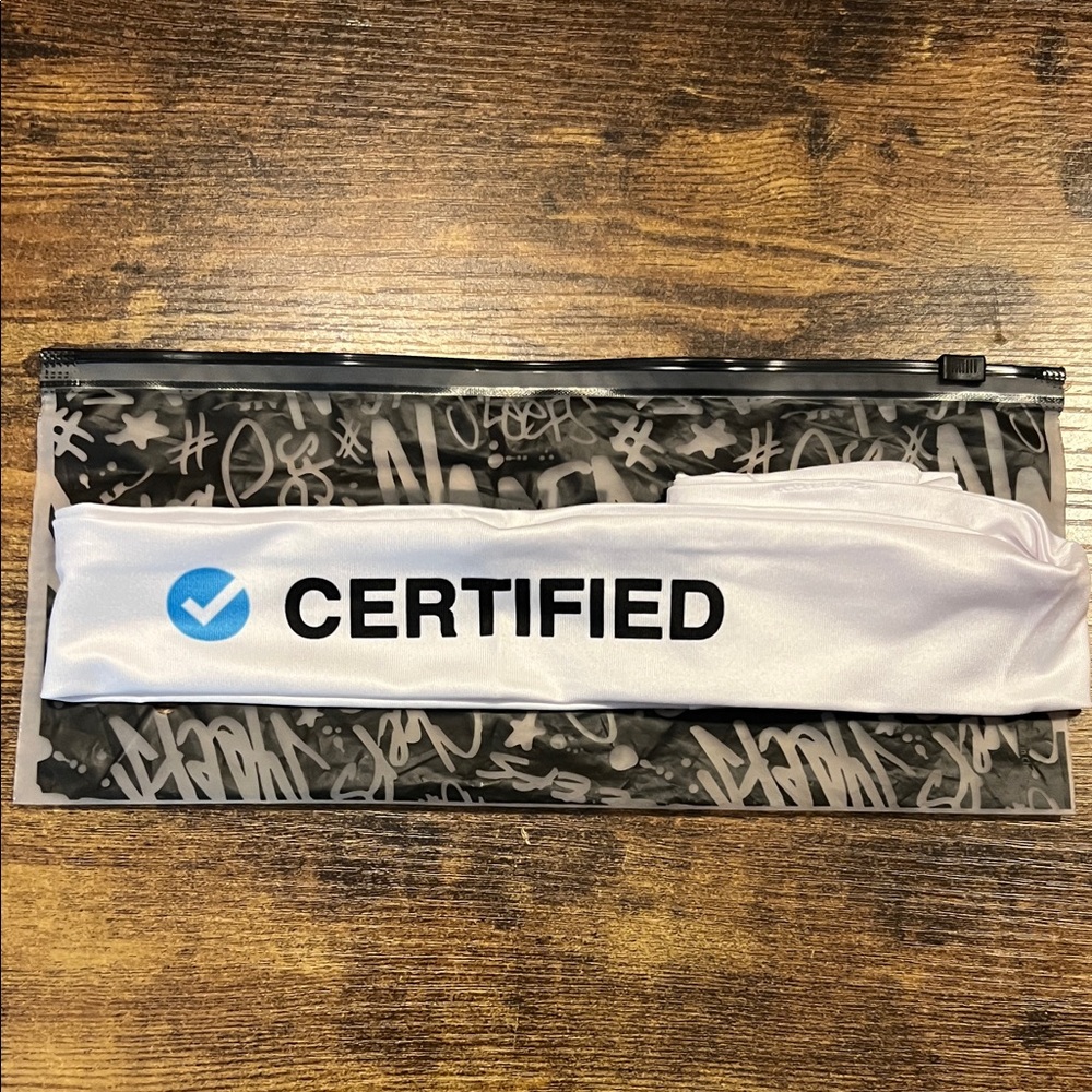 Certified White Headband
